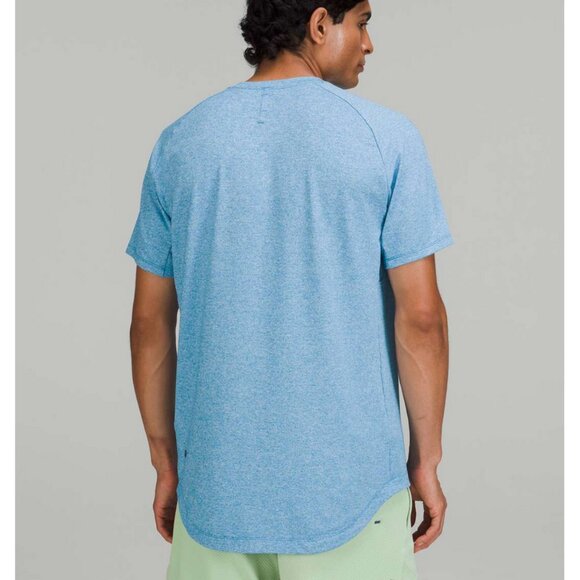 Lululemon Drysense Training Short Sleeve Shirt Heathered Poolside M - Picture 5 of 10